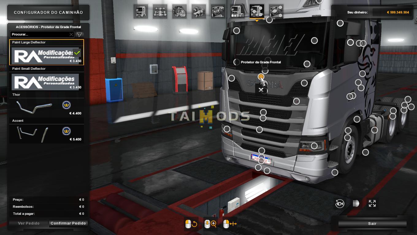 MOD ETS2 – Phụ Tùng ETS2 - Addon Brasil Parts Next Generation Scania P G R S Series (1.36.x)