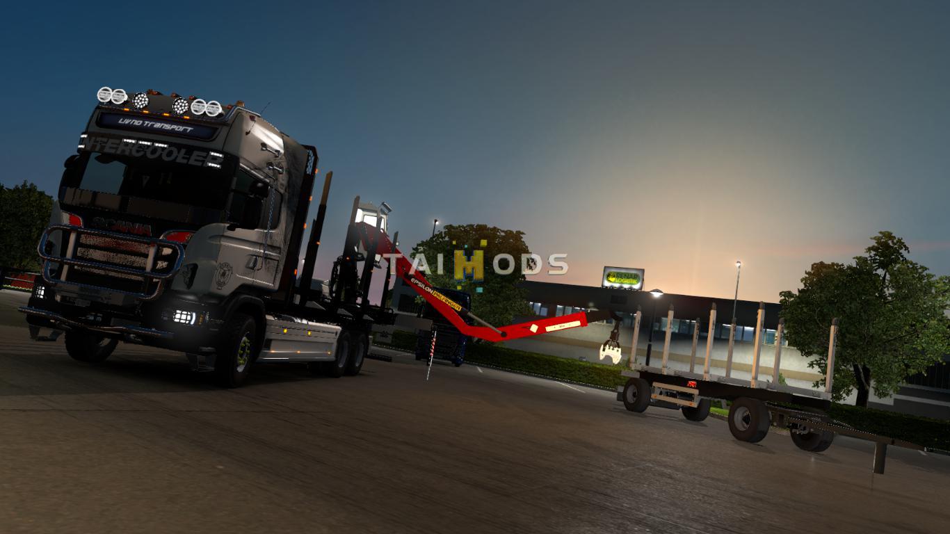MOD ETS2 – Phụ Tùng ETS2 - Scania R RJL Rigid Forest Parts V1.0 (1.36.x)