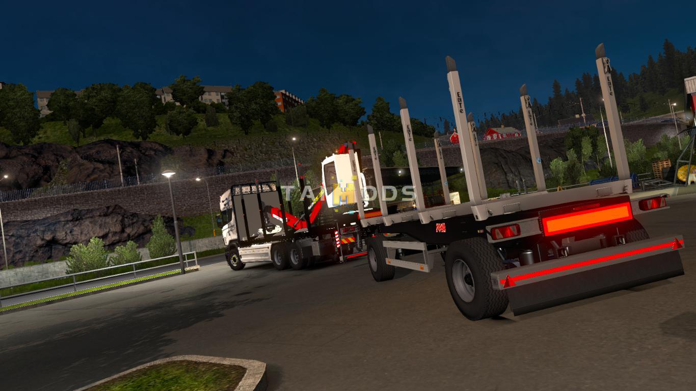 MOD ETS2 – Phụ Tùng ETS2 - Scania R RJL Rigid Forest Parts V1.0 (1.36.x)