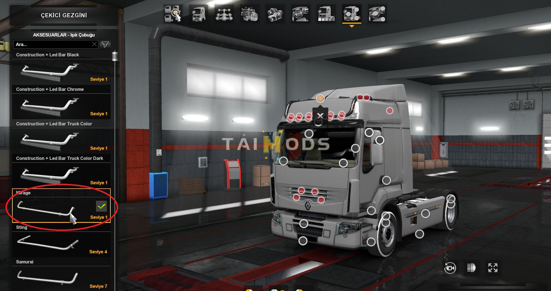ETS2 - Renault Premium Slots (1.36.x)