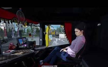 MOD ETS2 – Phụ Tùng ETS2 - Animated Passenger in Truck V2.1 (1.36.x)