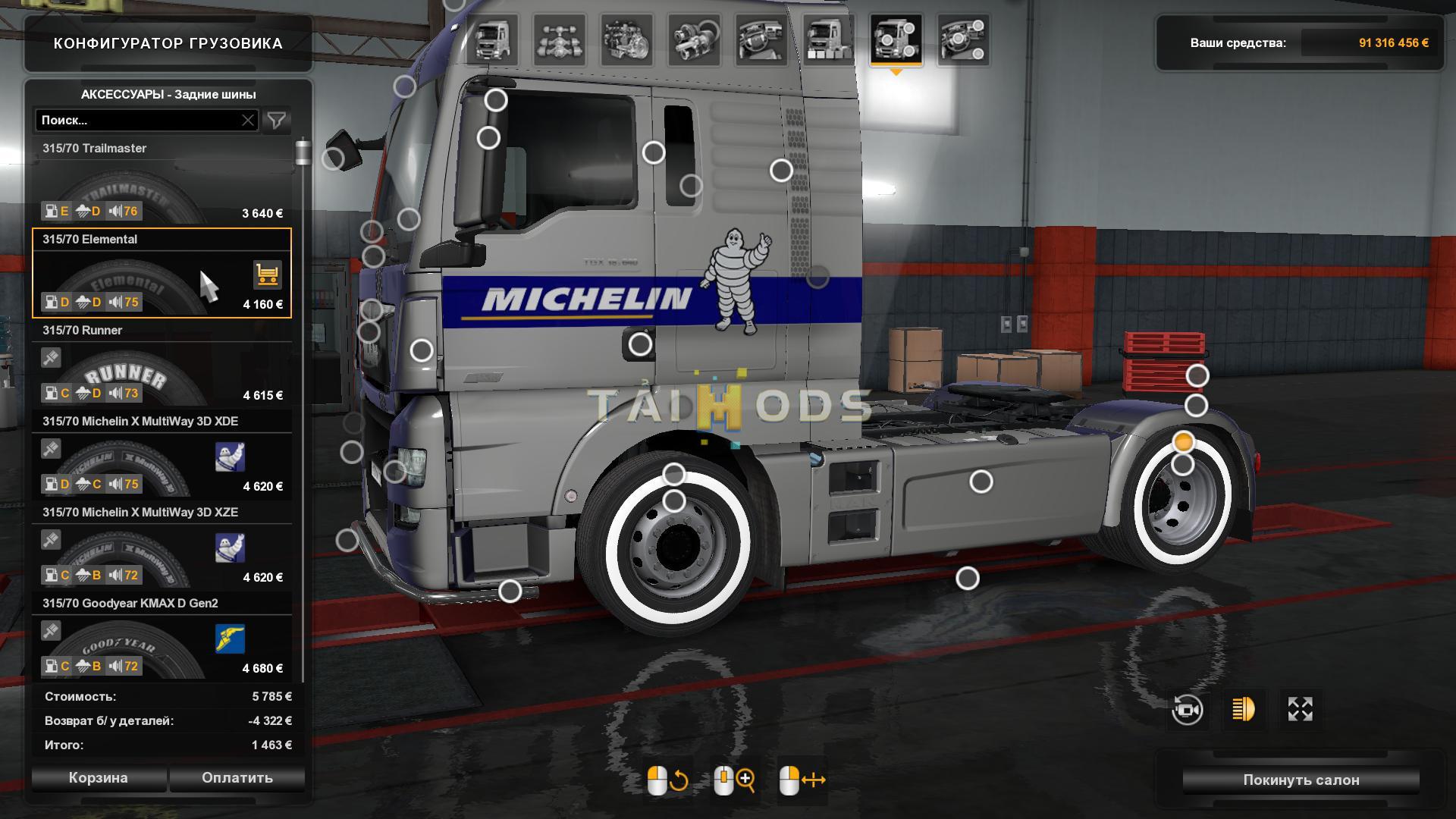 ETS2 - Iline in Whell V1.0 (1.36.x)