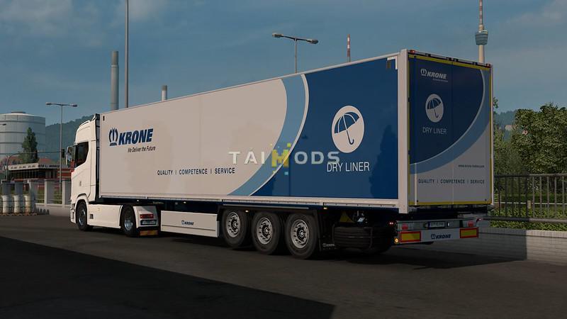 MOD ETS2 – Phụ Tùng ETS2 - Krone DryLiner Doors V1.0 (1.35.x)