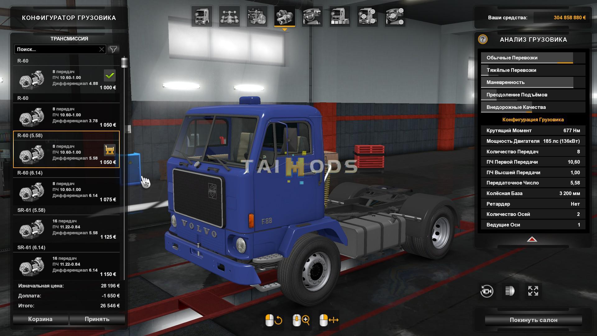 MOD ETS2 – Phụ Tùng ETS2 - Volvo F88 D100A Engine Addon (1.36.x)