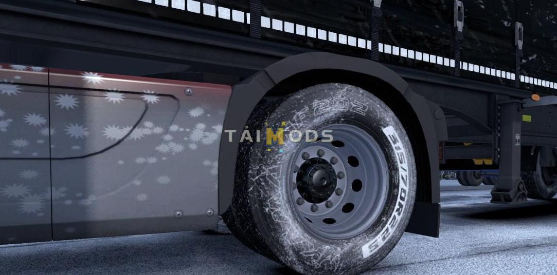 MOD ETS2 – Phụ Tùng ETS2 - Kama Tires for Truck and Owned Trailer V1.0 (1.36.x)