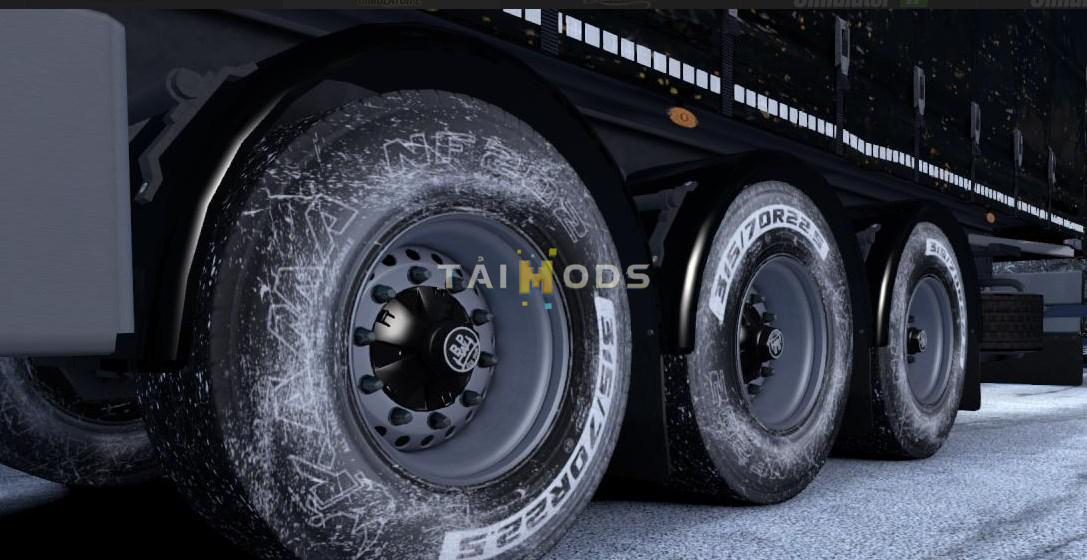 MOD ETS2 – Phụ Tùng ETS2 - Kama Tires for Truck and Owned Trailer V1.0 (1.36.x)