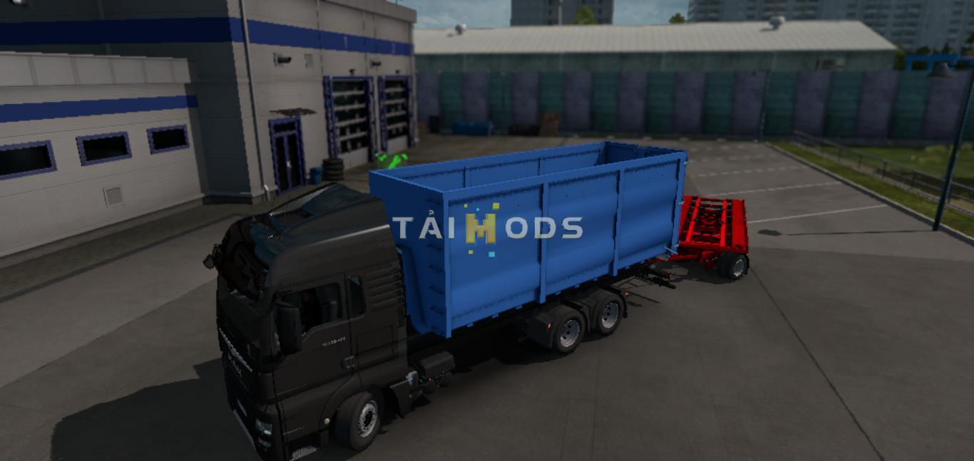 MOD ETS2 – Phụ Tùng ETS2 - DIN Containers for MADster Man Tgx E6 V1.0 (1.36.x)