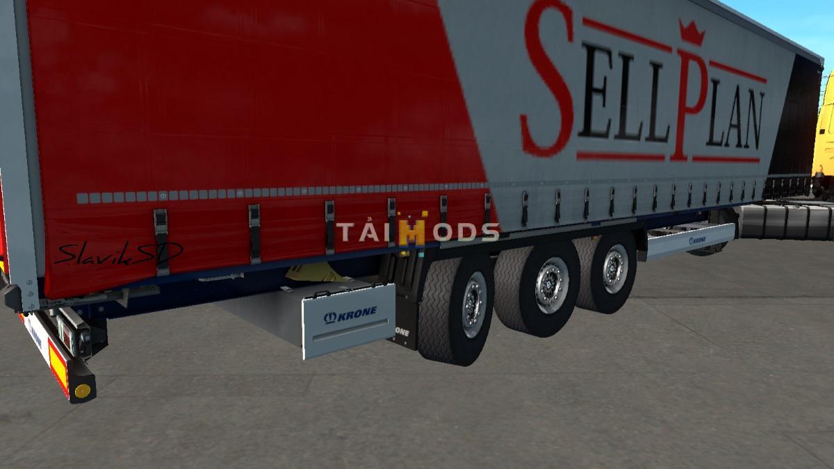 MOD ETS2 – Phụ Tùng ETS2 - Steerable Axle for Krone V1.0 (1.36.x)