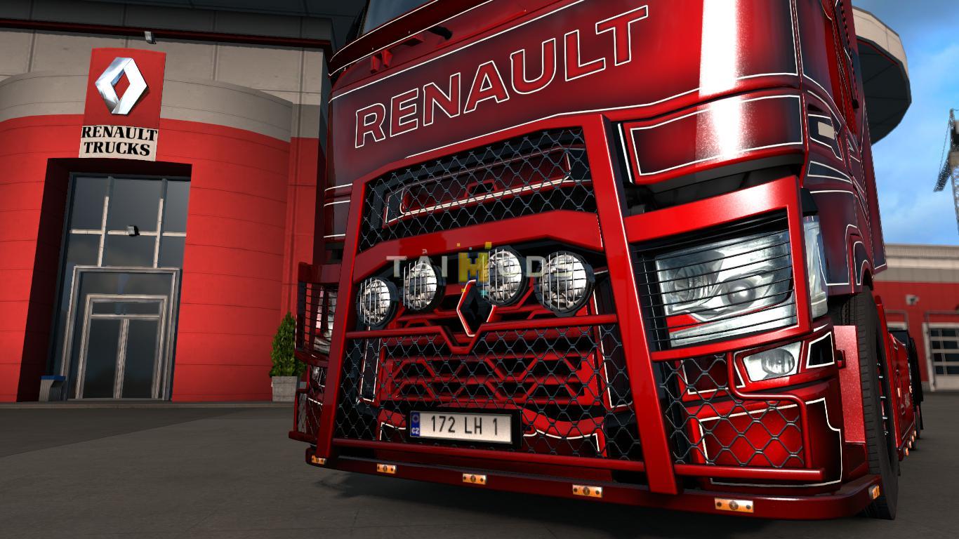 ETS2 - Renault Range T Accessoires + Skins V1.0 (1.36.x)