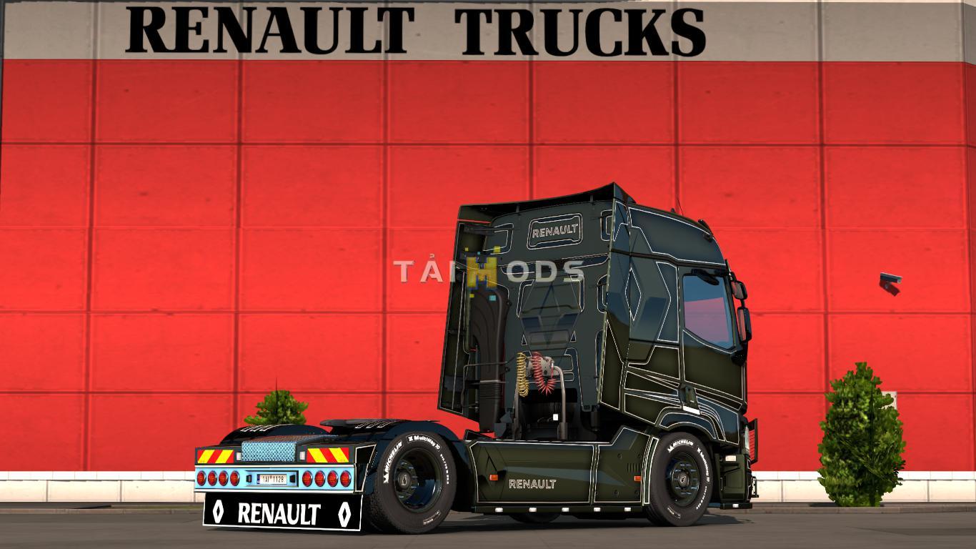 ETS2 - Renault Range T Accessoires + Skins V1.0 (1.36.x)