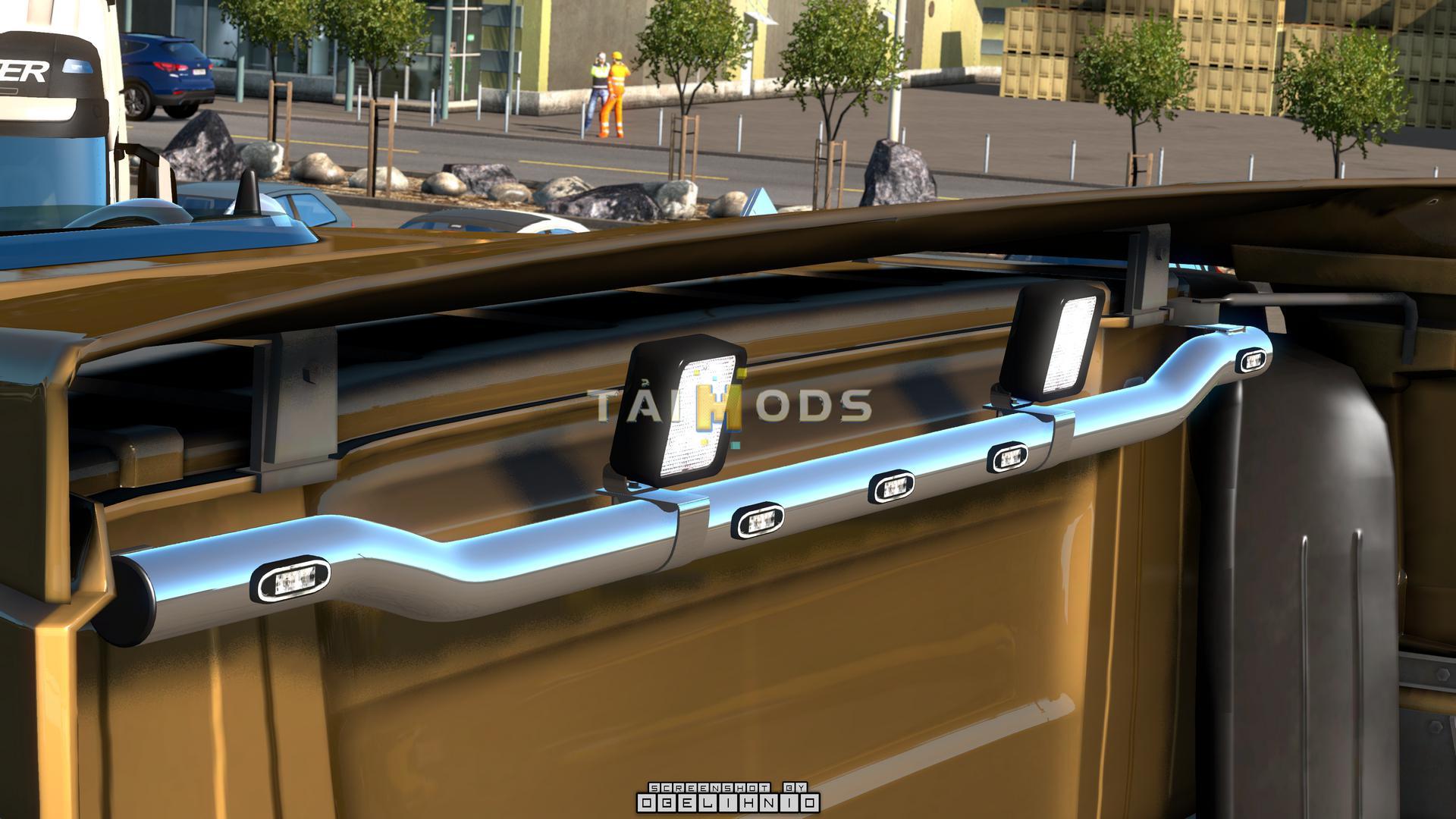 ETS2 - Kelsa Lightbars for Mercedes-Benz Actros MP3 & MP4 (1.36.x)