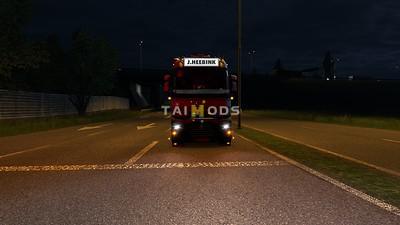 MOD ETS2 – Phụ Tùng ETS2 - Tinted Headlights Renault T V1.1 (1.35.x)
