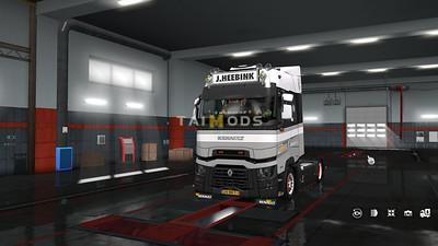 MOD ETS2 – Phụ Tùng ETS2 - Tinted Headlights Renault T V1.1 (1.35.x)