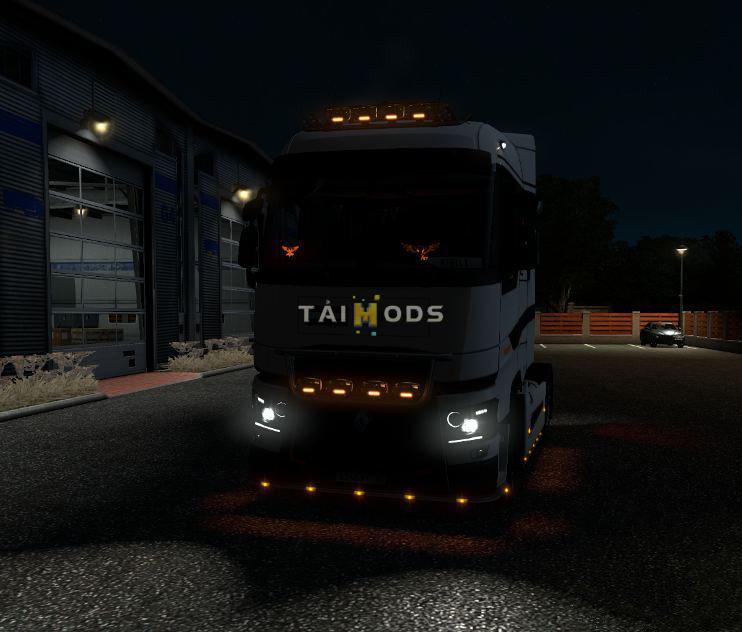 MOD ETS2 – Phụ Tùng ETS2 - Angel Eyes for Renault T V2.0 (1.35.x)