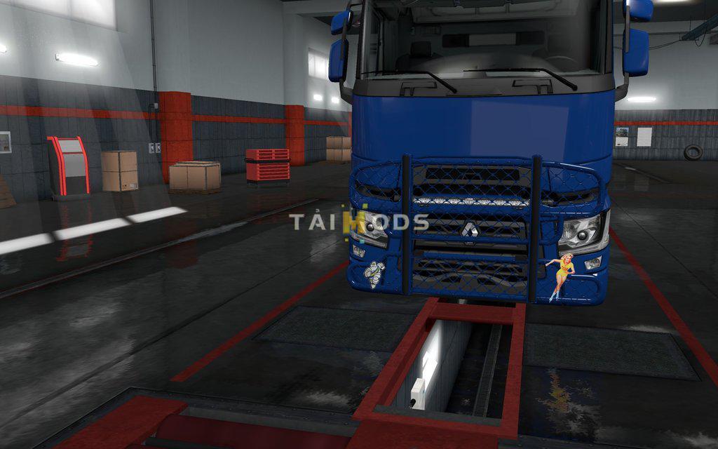ETS2 - Renault Range T Hypro Bullbar Mod V1.2 (1.35.X)