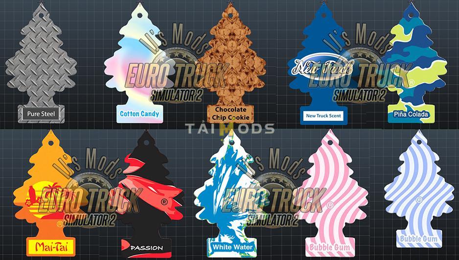 ETS2 - IJS Air Fresheners & Hanging Toys V1.6 (1.35.X)