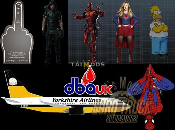 MOD ETS2 – Phụ Tùng ETS2 - IJS Air Fresheners & Hanging Toys V1.6 (1.35.x)