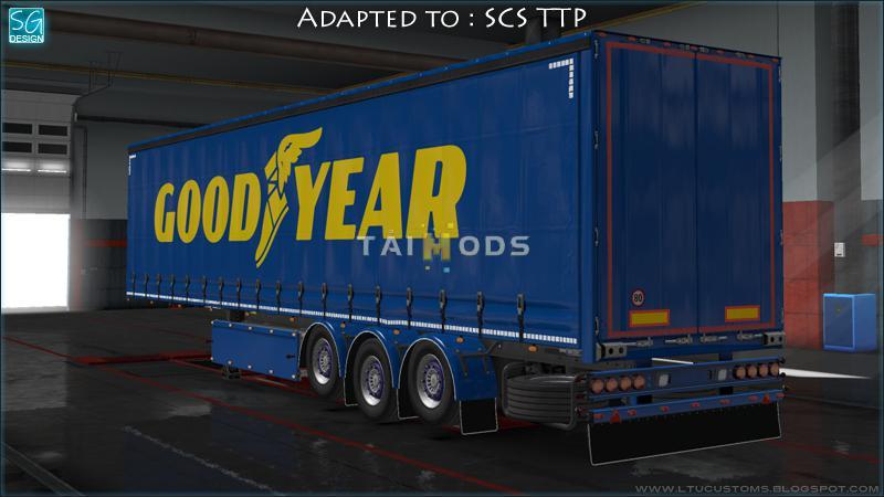 ETS2 - Goodyear DLC Trailer Tires V1.1 (1.35.X)
