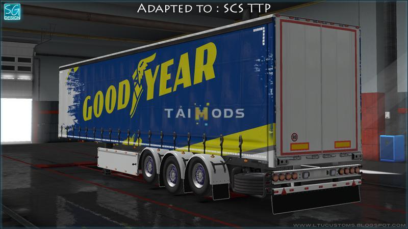ETS2 - Goodyear DLC Trailer Tires V1.1 (1.35.X)