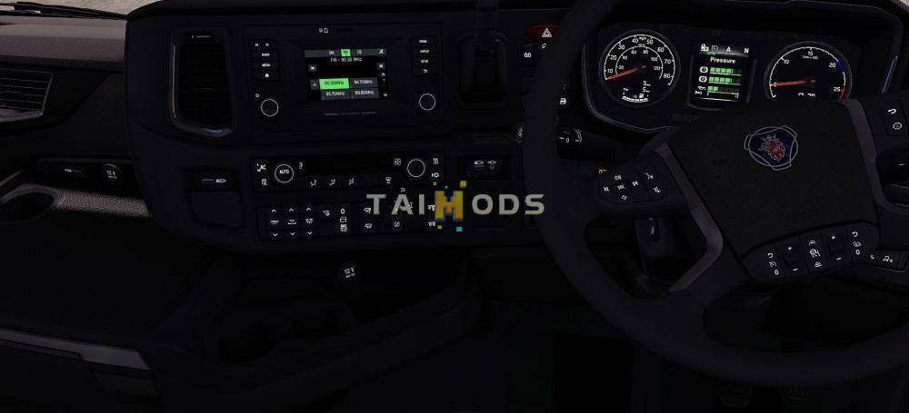 MOD ETS2 – Phụ Tùng ETS2 - Radio Screen for NextGen R&S EU/UK V1.1 + Addon (1.35.x)