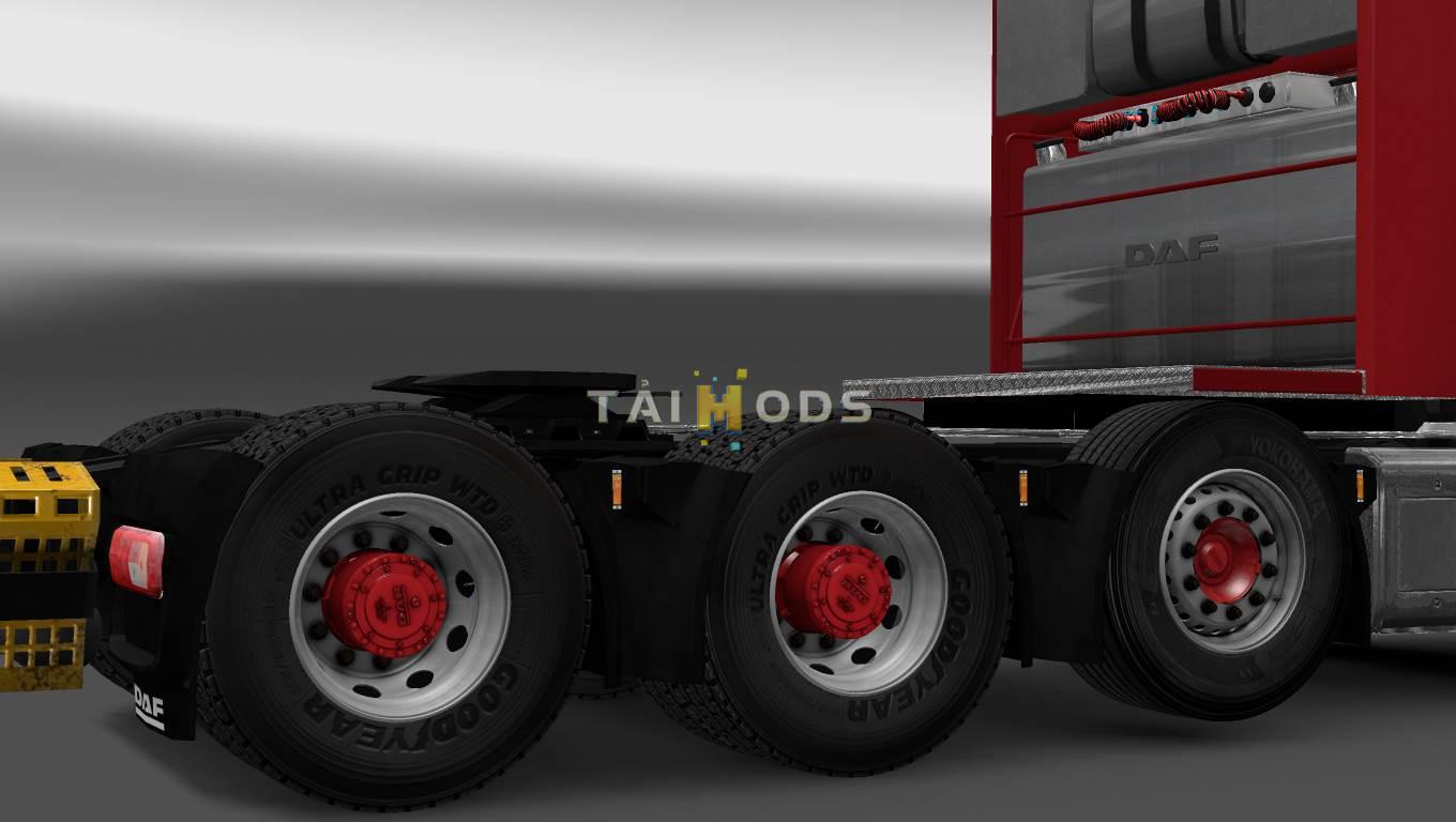 MOD ETS2 – Phụ Tùng ETS2 - Hub Reduction Axle And Wheel Cover Fixed V1.0 (1.35.x)