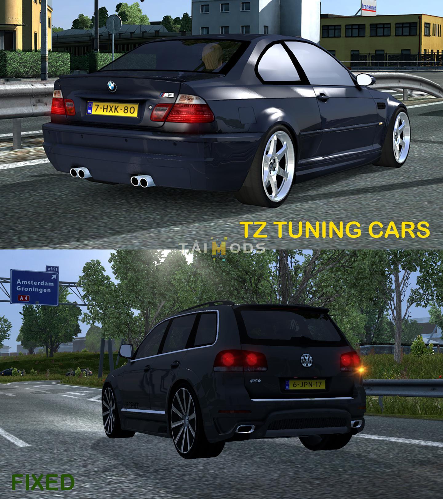MOD ETS2 – Phụ Tùng ETS2 - TZ Tuning Cars Fixed (1.35.x)