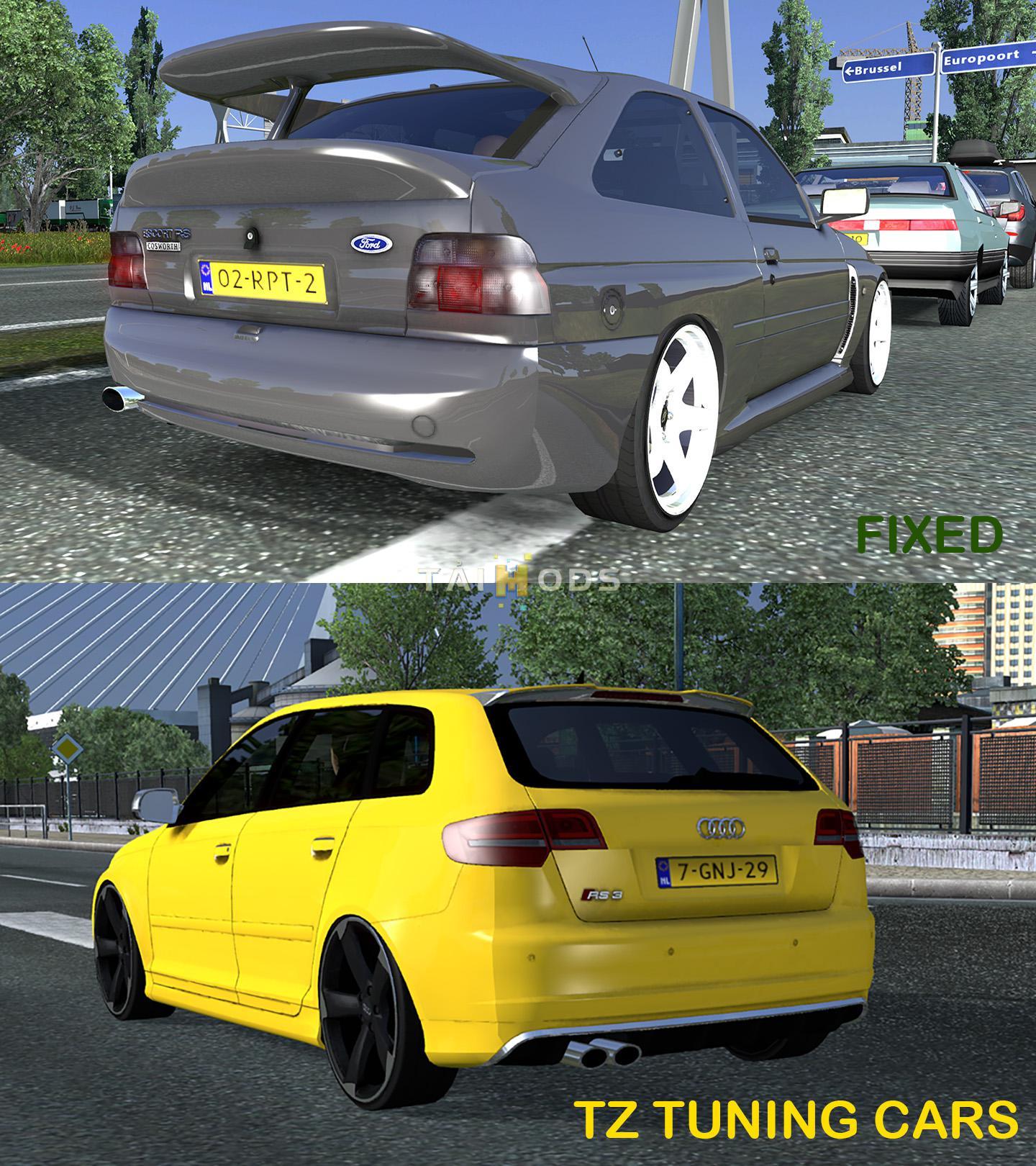 MOD ETS2 – Phụ Tùng ETS2 - TZ Tuning Cars Fixed (1.35.x)