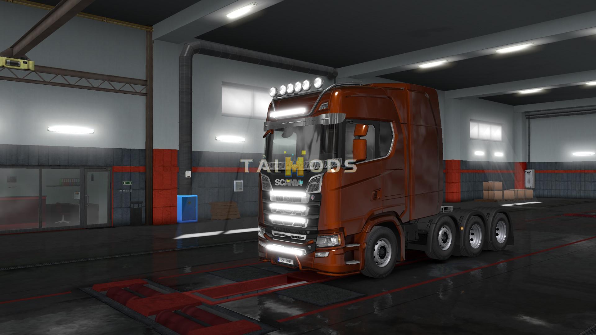 MOD ETS2 – Phụ Tùng ETS2 - Panel Led Lights (1.35.x)
