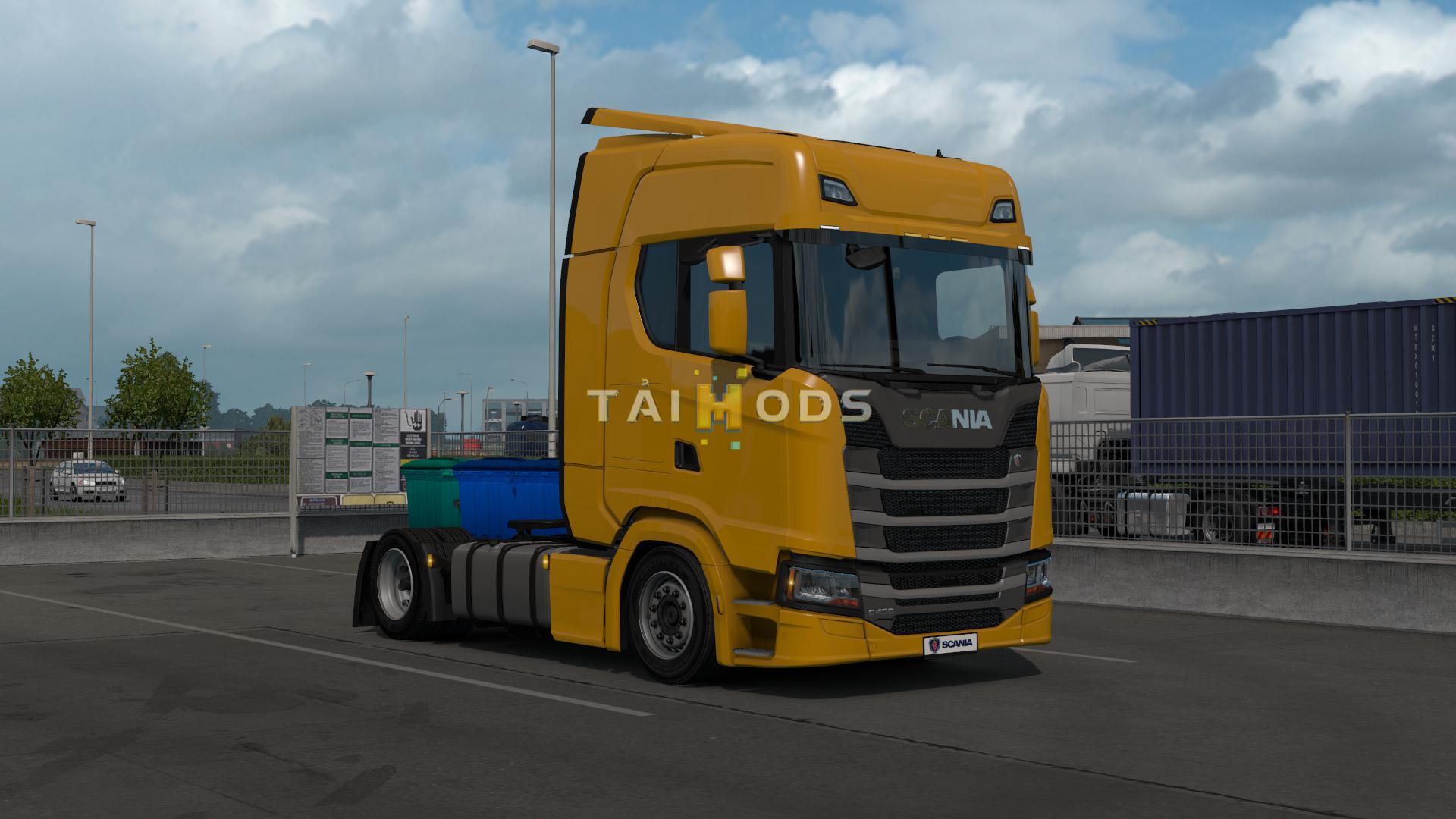 MOD ETS2 – Phụ Tùng ETS2 - Low Deck Chassis Addon for Eugene Scania Next Gen V1.1 (1.35.x)
