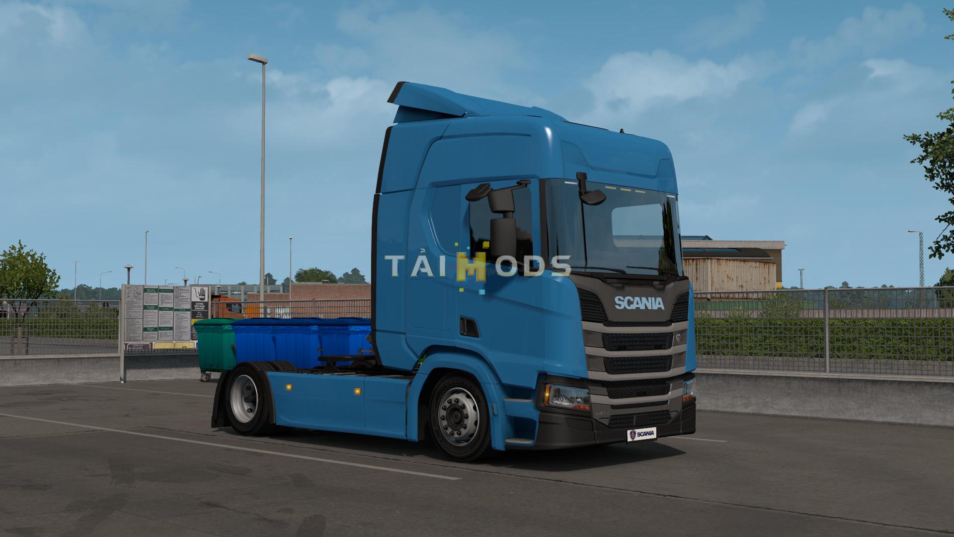 MOD ETS2 – Phụ Tùng ETS2 - Low Deck Chassis Addon for Eugene Scania Next Gen V1.1 (1.35.x)