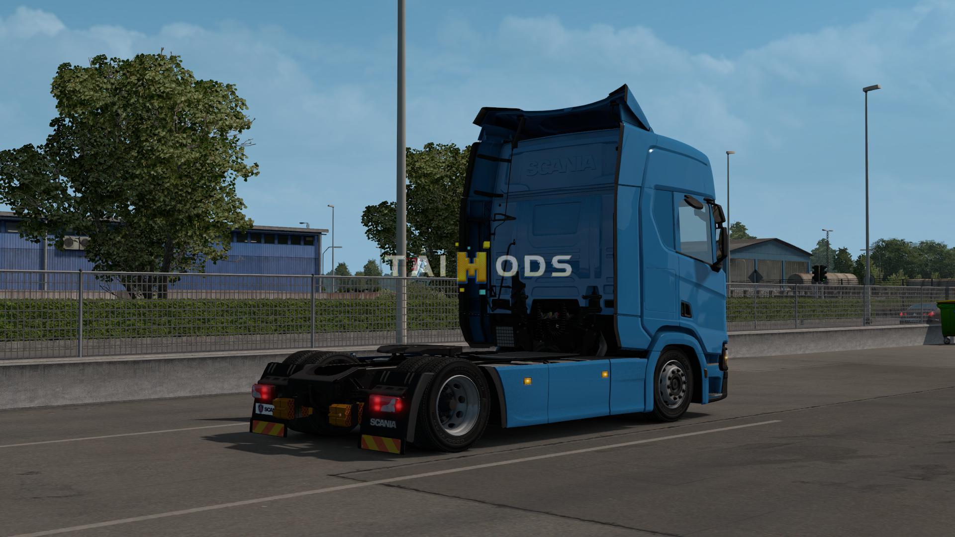 MOD ETS2 – Phụ Tùng ETS2 - Low Deck Chassis Addon for Eugene Scania Next Gen V1.1 (1.35.x)