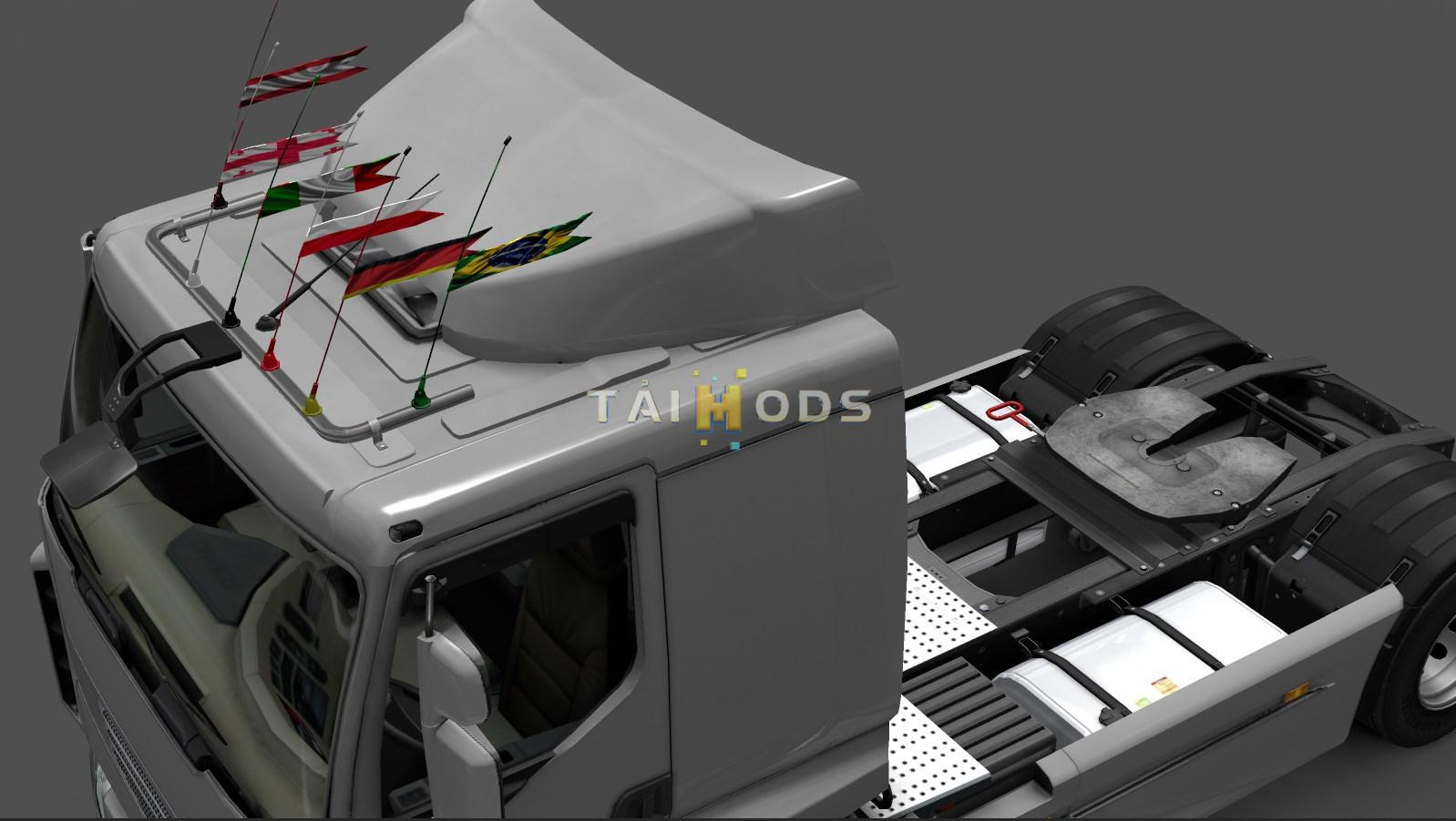 MOD ETS2 – Phụ Tùng ETS2 - Pack Flags Addon V2.2.3 (1.35.x)