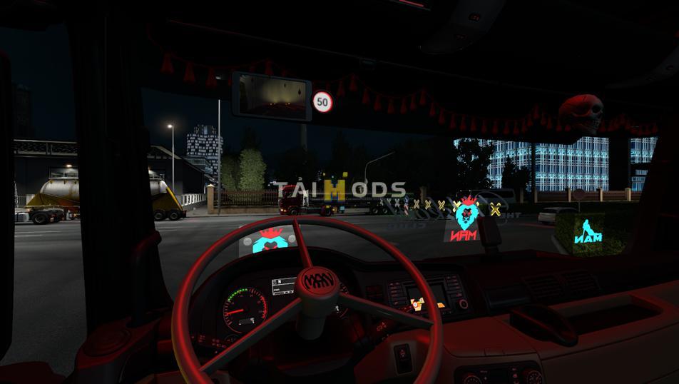 ETS2 - Man E6 Tuning Addons Mod (1.35.X)
