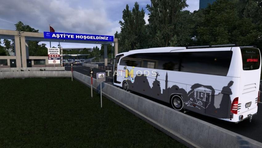 ETS2 - Afyon Kale Tourism Bus Wrap Skin V1.57 (1.57.x)