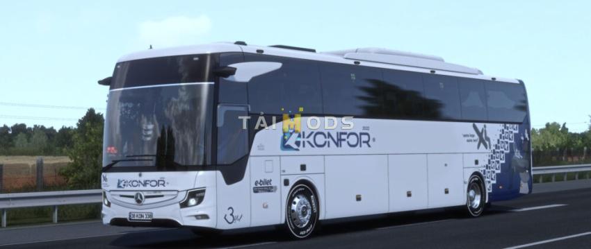 ETS2 - Mercedes-Benz Tourismo Konfor Turizm XL New Skin (1.57.x)