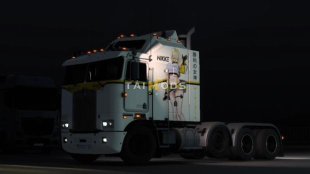 ETS2 - Overfloater Kenworth K100-E Elegg Skin (1.49.x)