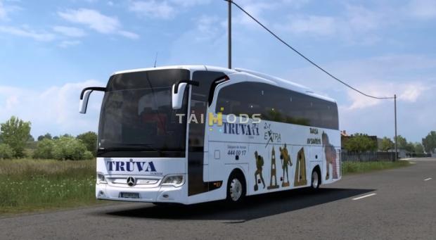 ETS2 - Mercedes-Benz Travego 15 SE New Canakkale Truva Skinpack V1.0 (1.49.x)