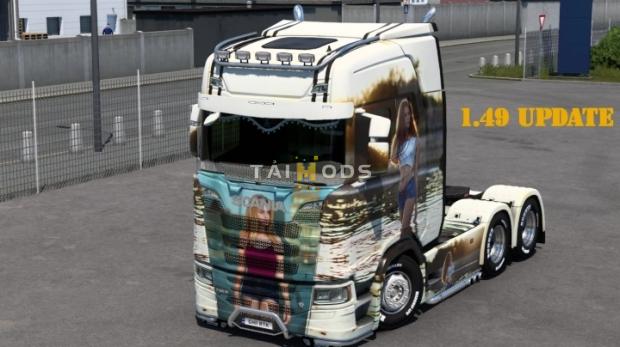 ETS2 - Scania Woman Skin 03 Update (1.49.x)