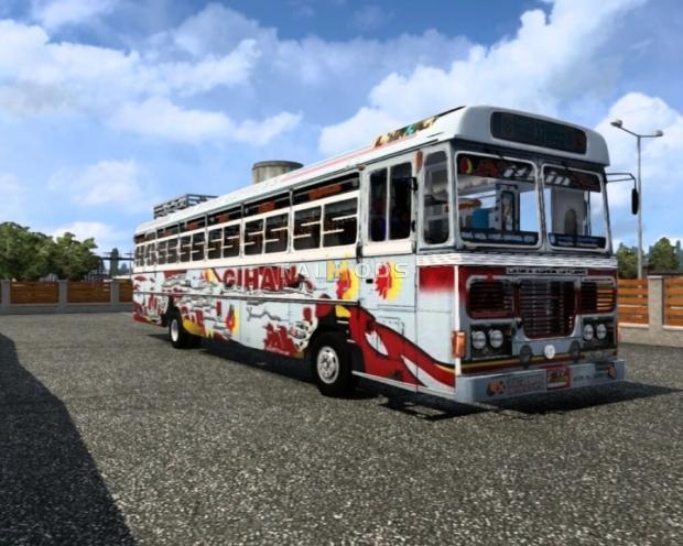 ETS2 - Lanka Ashok Layland Rework Paint GO (1.49.x)