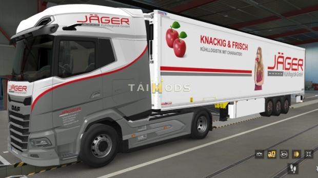 ETS2 - Jager Kuhllogistik Skin V1.0 (1.49.x)