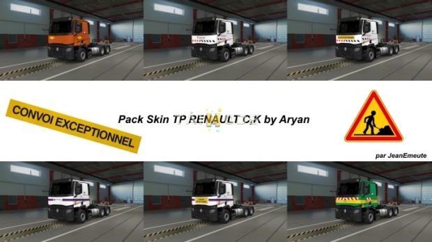 ETS2 - Pack Skin TP Renault TCK V0.3 by Aryan V1.0 (1.49.x)
