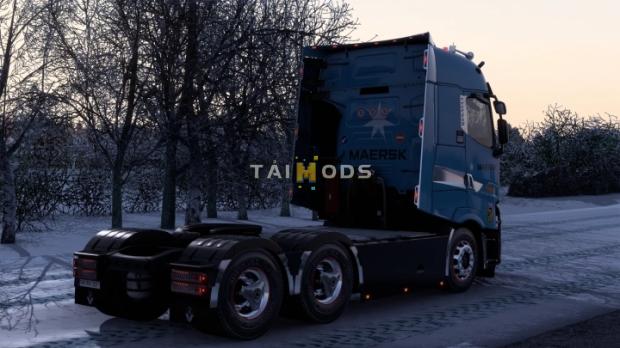 ETS2 - Renault T Maersk Skin V2.0 (1.48.x)