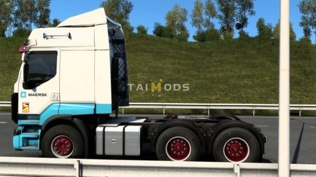 ETS2 - Renault Premium Maersk Skin V1.0 (1.48.x)