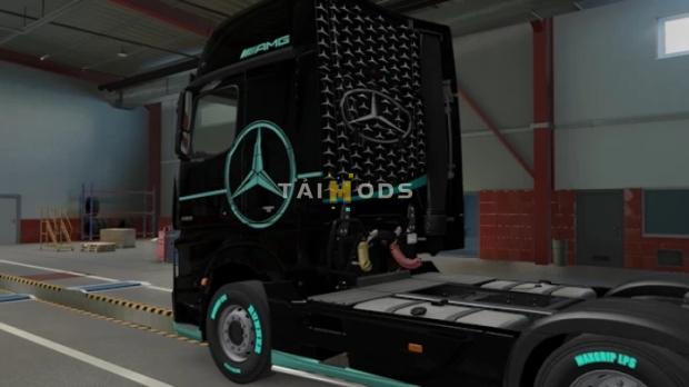 ETS2 - Simple Mercedes Skin V1.0 (1.48.x)