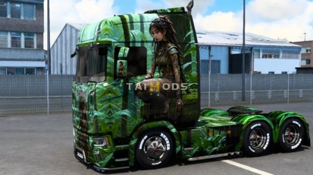 ETS2 - Native Woman Skin (1.47.x)