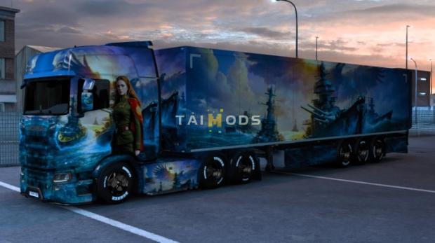 ETS2 - World War 2 Women Skin (1.47.x)