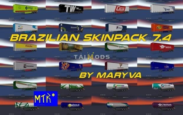 ETS2 - Brazilian Skinpack V7.4 (1.47.x)