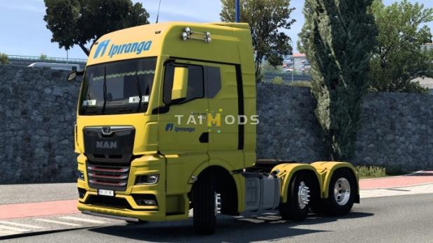ETS2 - Man Tgx 2020 Ipiranga Skin V1.0 (1.47.x)