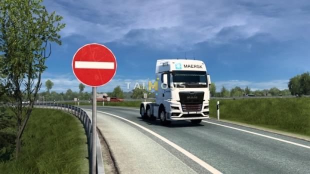 ETS2 - Man Tgx 2020 Maersk Skin V2.0 (1.47.x)