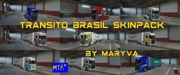 ETS2 - Transito Brasil Skinpack V2.0 (1.47.x)